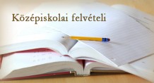 Középfokú felvételi eljárás